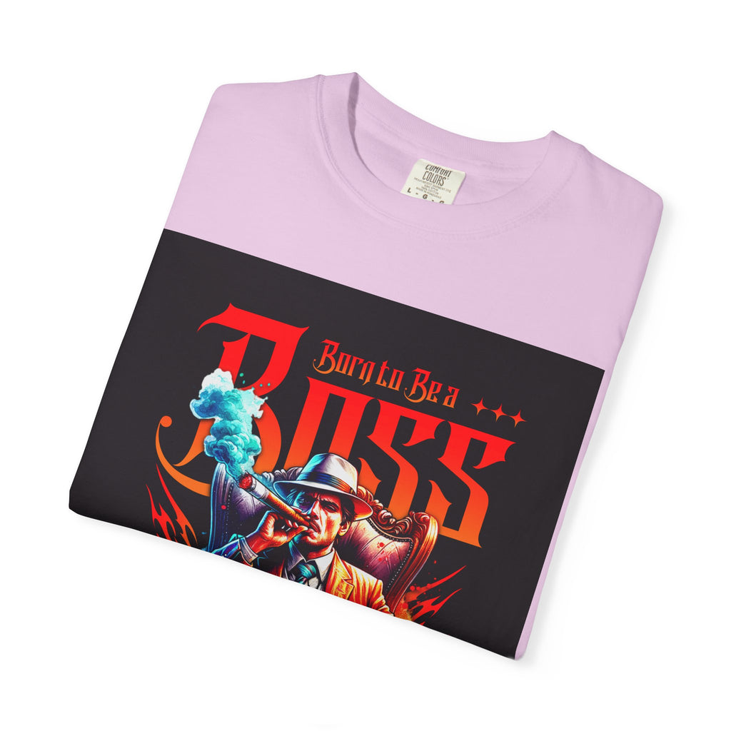 Boss Vintage Graphic T-Shirt — "Born to Be a Boss" Retro Mafia Design