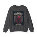 Crewneck Sweatshirt – "Warriors Electric" Skull & Roses Graphic