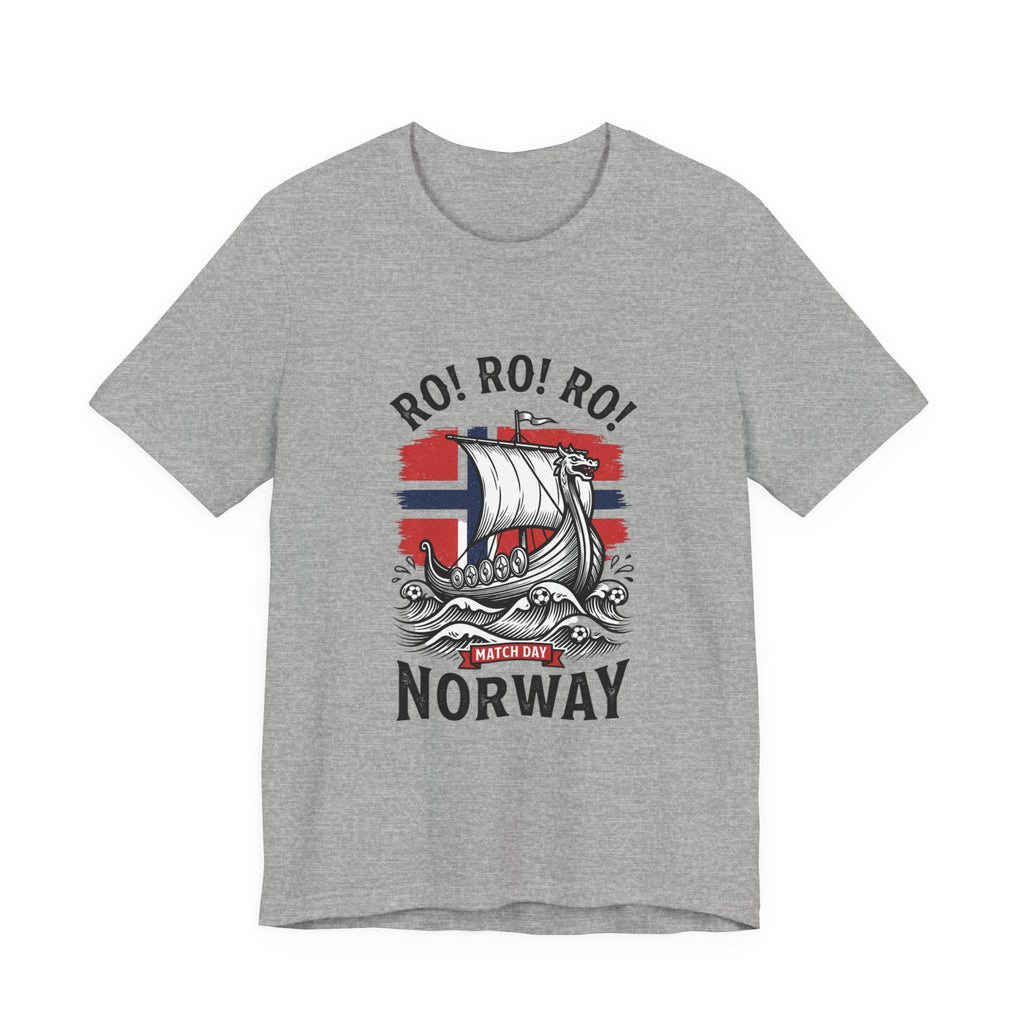 Ro! Ro! Ro! Viking Longship Norway Tee | Norwegian Flag, Football Chant