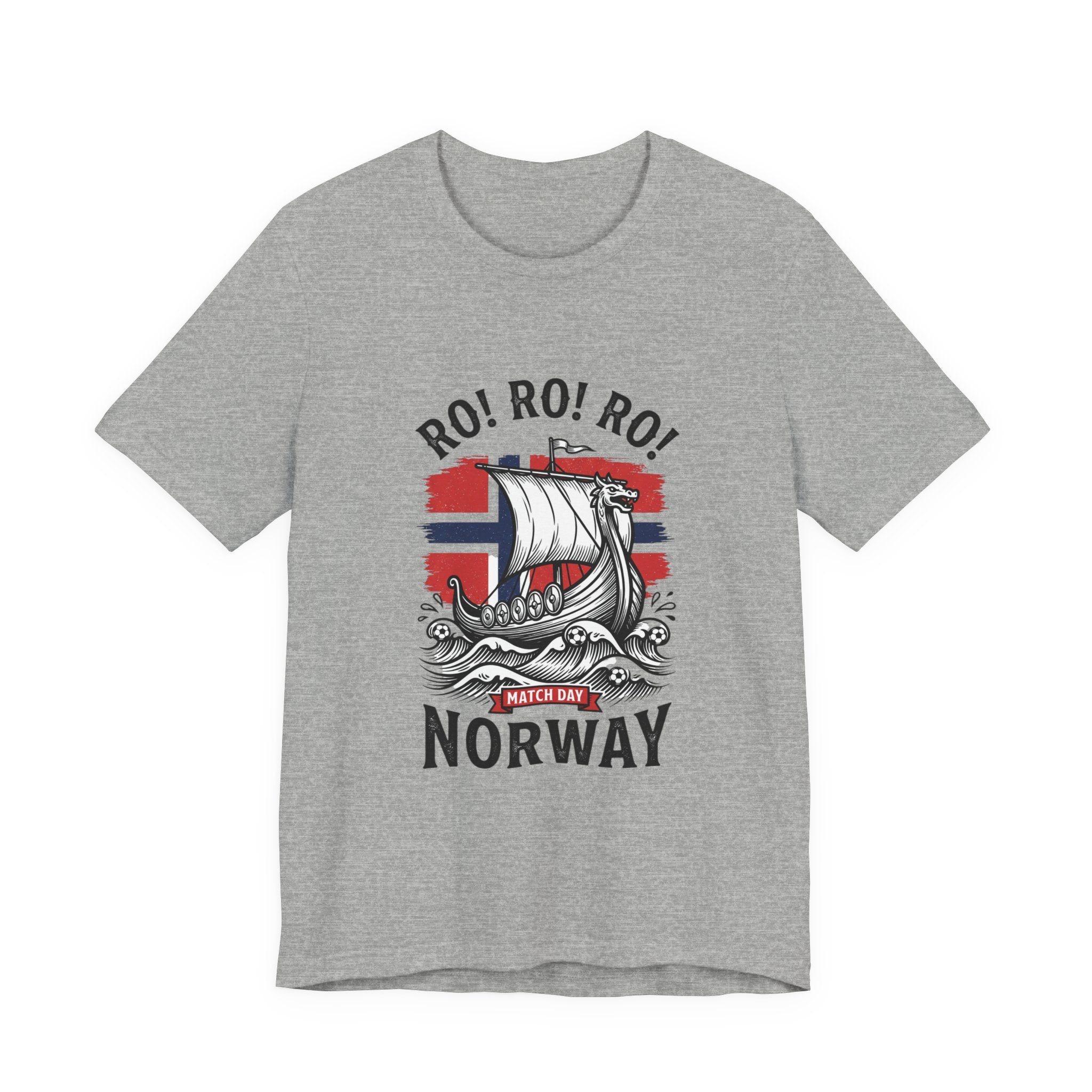 Ro! Ro! Ro! Viking Longship Norway Tee | Norwegian Flag, Football Chant