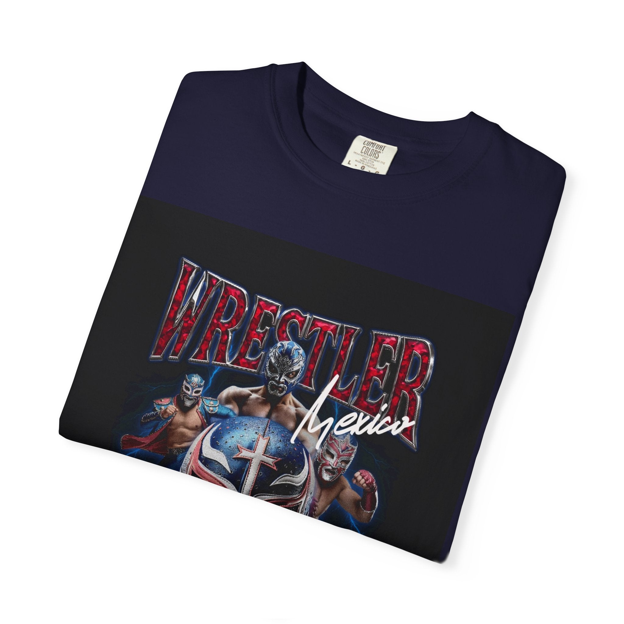 Wrestler Luchador Graphic T-Shirt — Mexican Masked Wrestling Tee