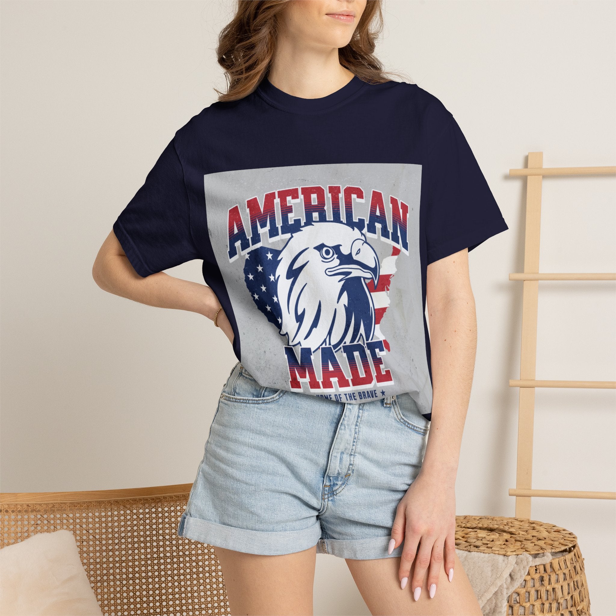 American Made Eagle T-Shirt — Patriotic USA Graphic Tee