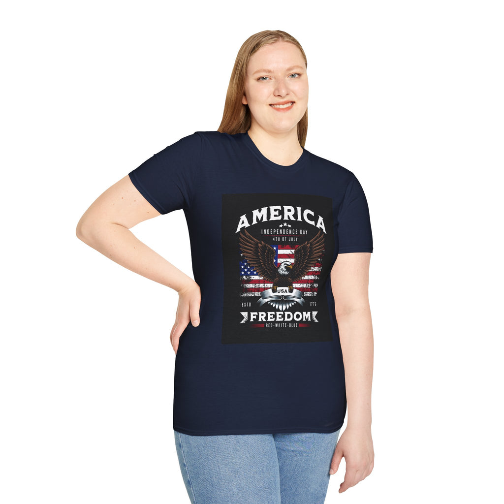 America Eagle T-Shirt — Independence Day Freedom Graphic Tee