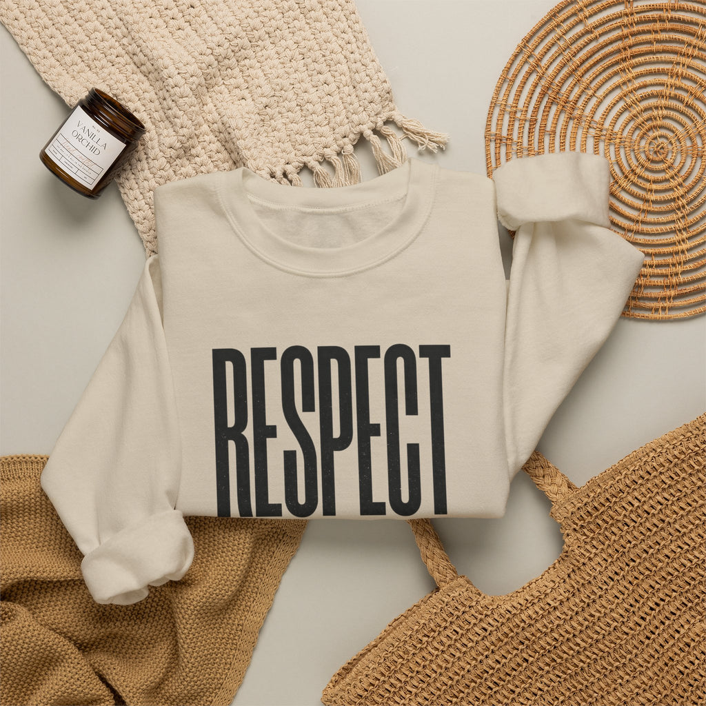 Respect Women Athletes Crewneck Sweatshirt | Women’s Sports Fandom, Athlete Support