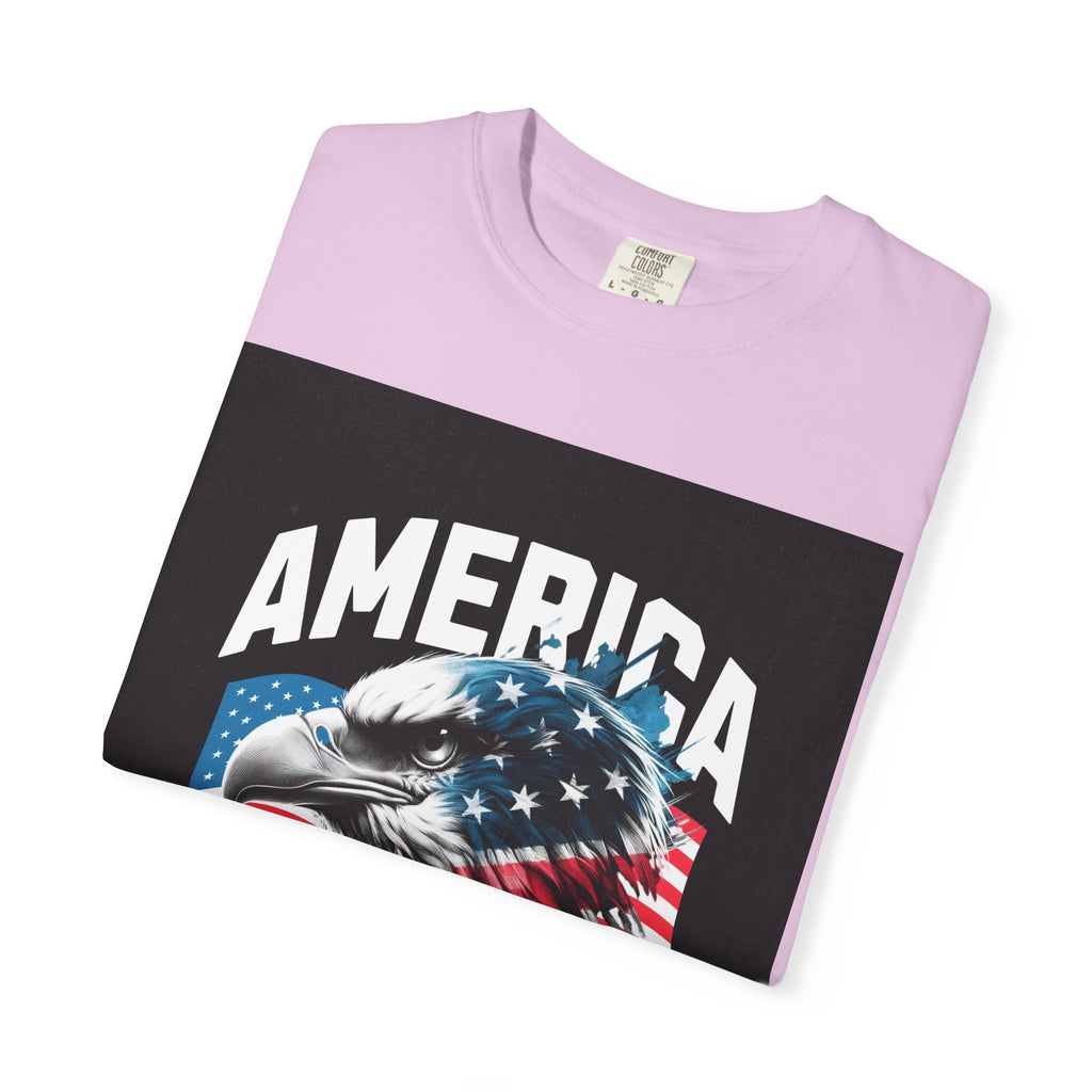 Independence Day T-shirt — 'America' Eagle Flag 4th of July Tee