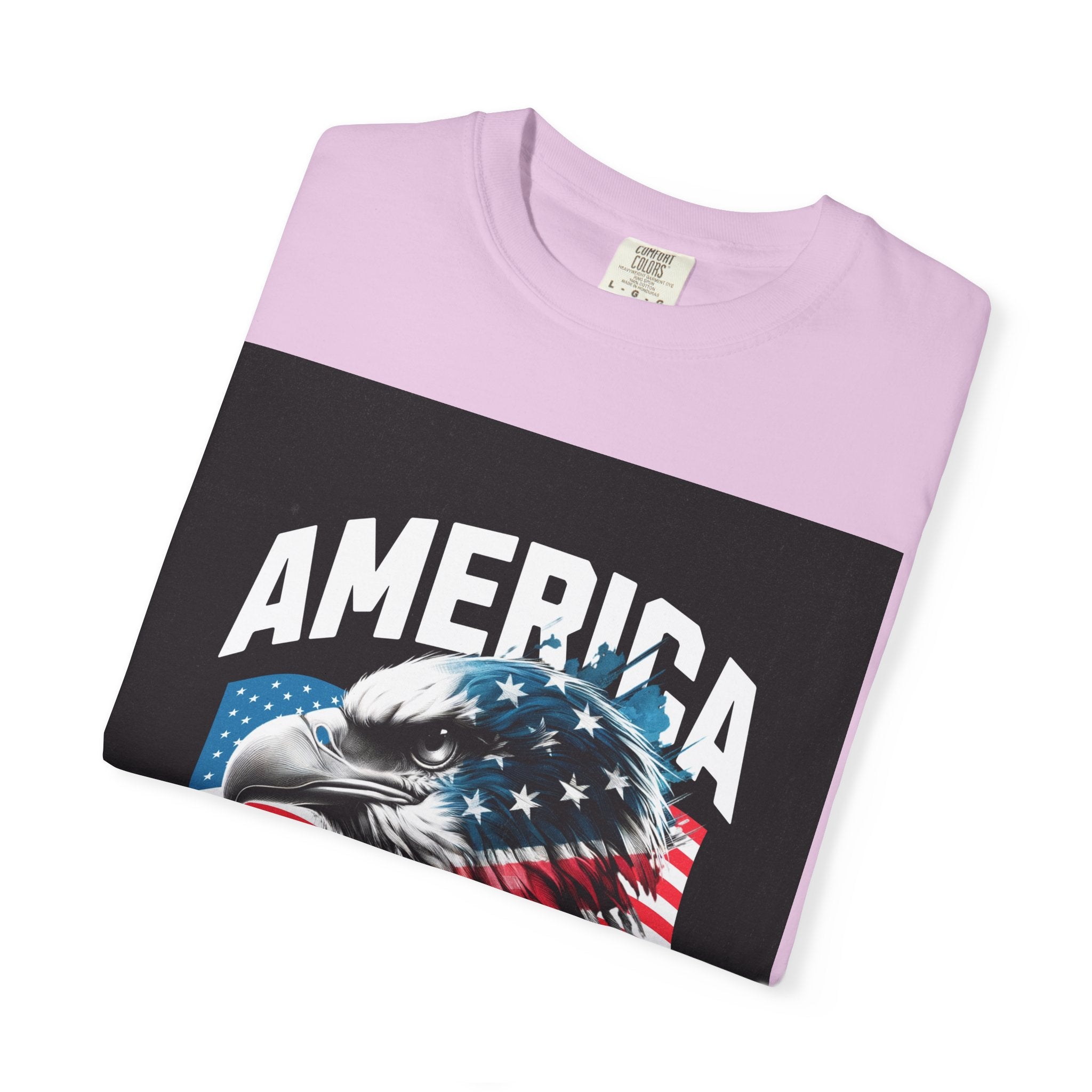 Independence Day T-shirt — 'America' Eagle Flag 4th of July Tee
