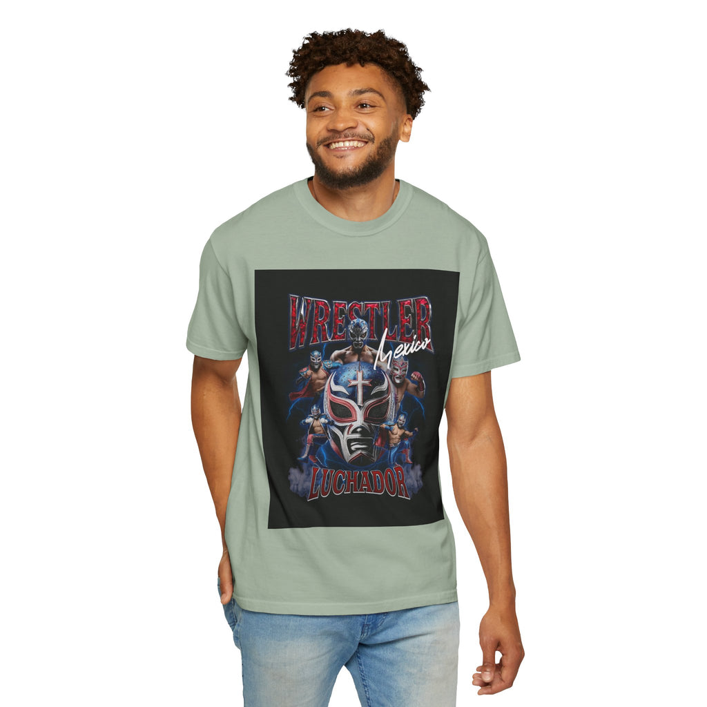Wrestler Luchador Graphic T-Shirt — Mexican Masked Wrestling Tee