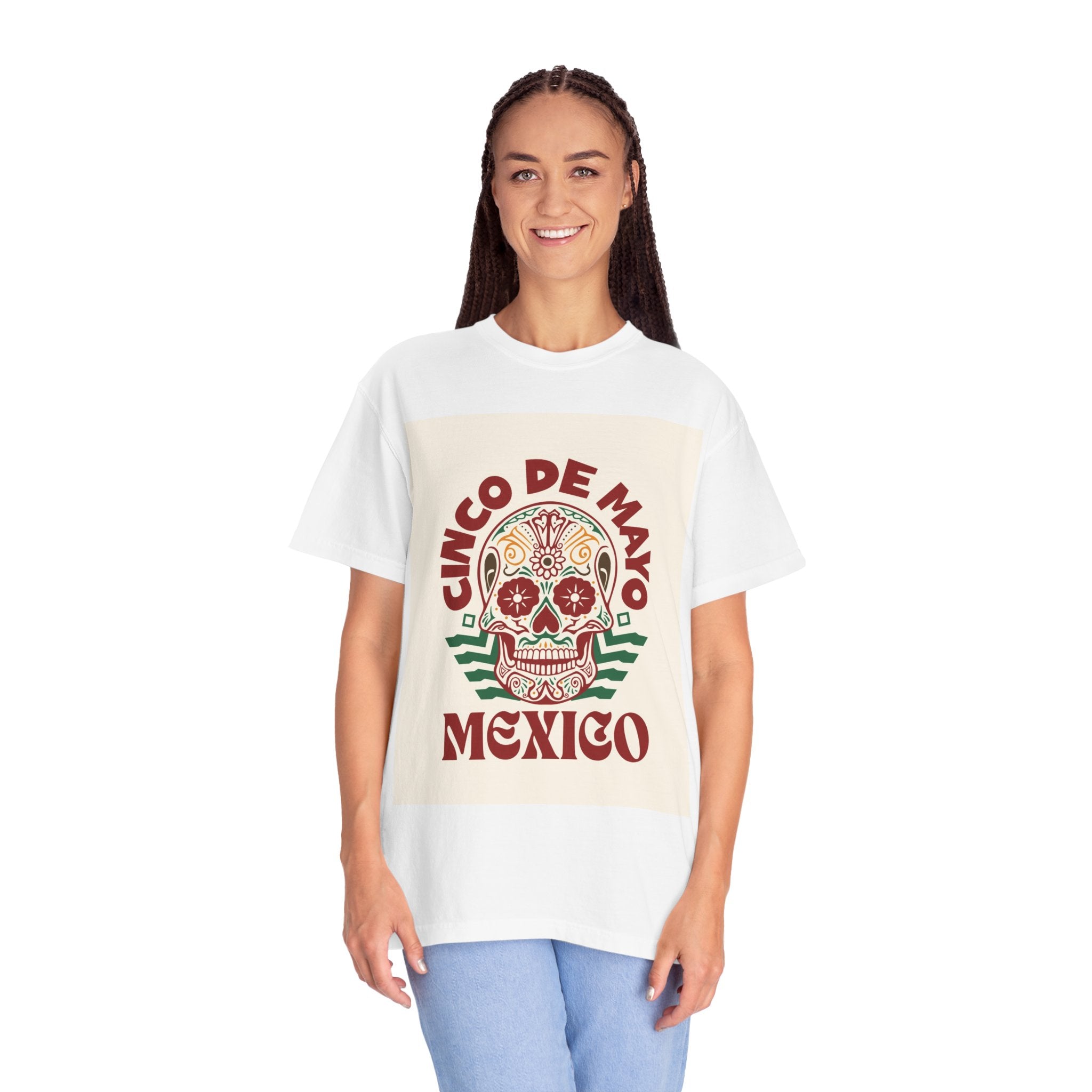Cinco de Mayo Mexico Sugar Skull T-Shirt
