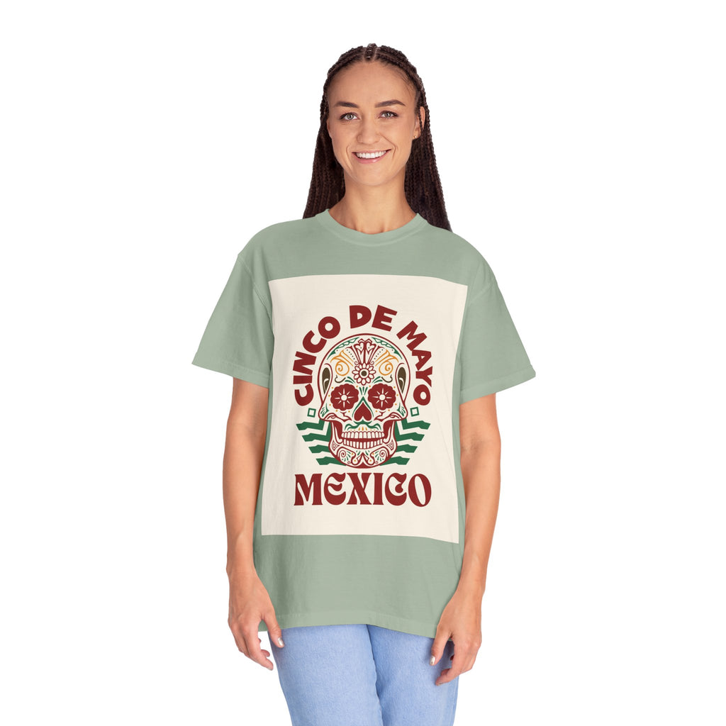 Cinco de Mayo Mexico Sugar Skull T-Shirt