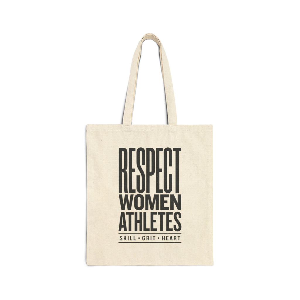 Respect Women Athletes Tote | Women's Sports Fandom, Support Athletes