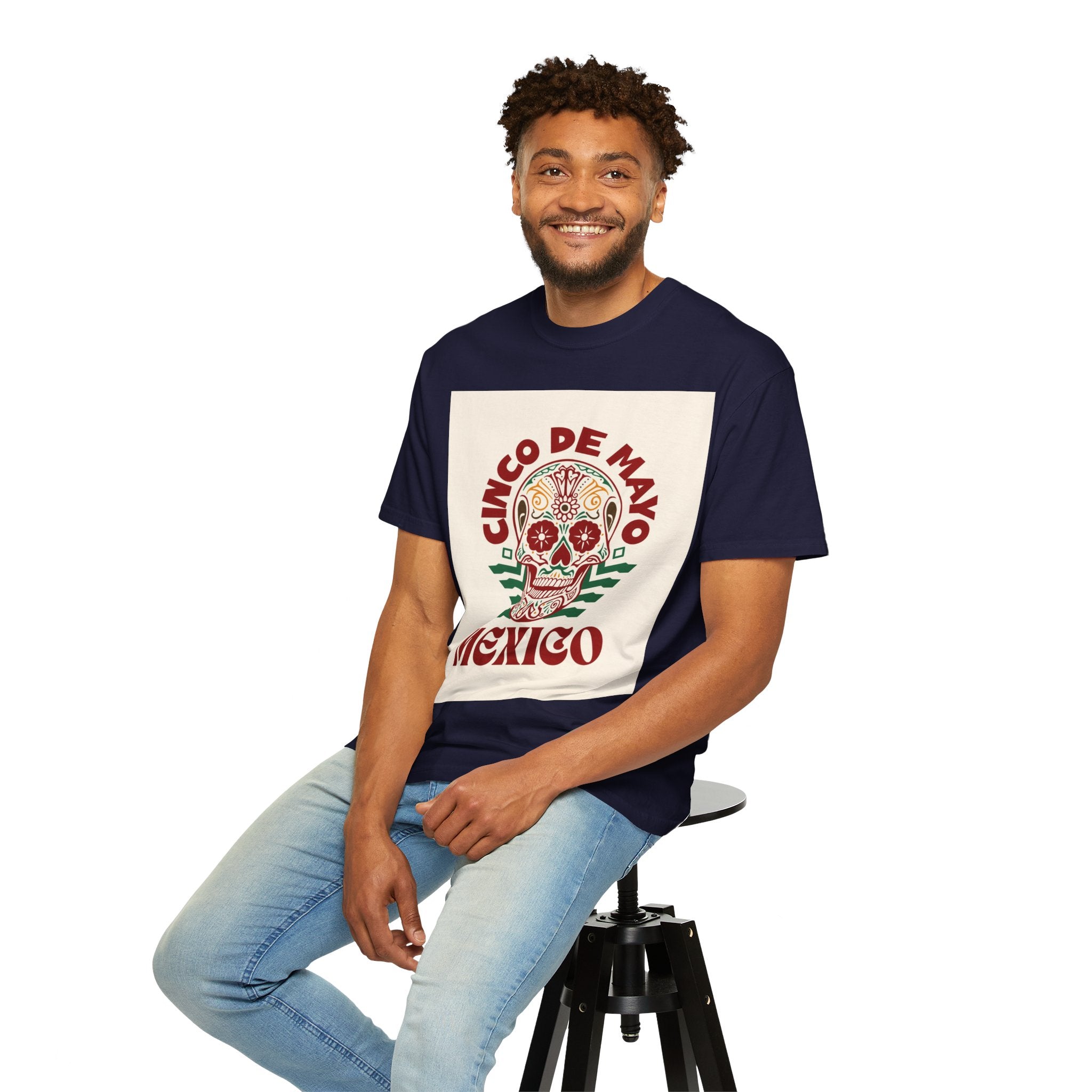 Cinco de Mayo Mexico Sugar Skull T-Shirt