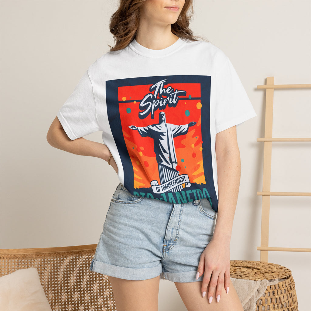 Rio de Janeiro Christ the Redeemer Poster T-Shirt — 'The Spirit' Graphic Tee
