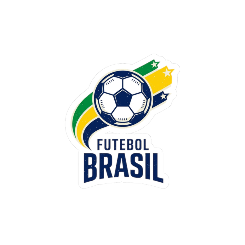 Futebol Brasil Sticker | Soccer Brazil Flag Colors, Kiss-Cut