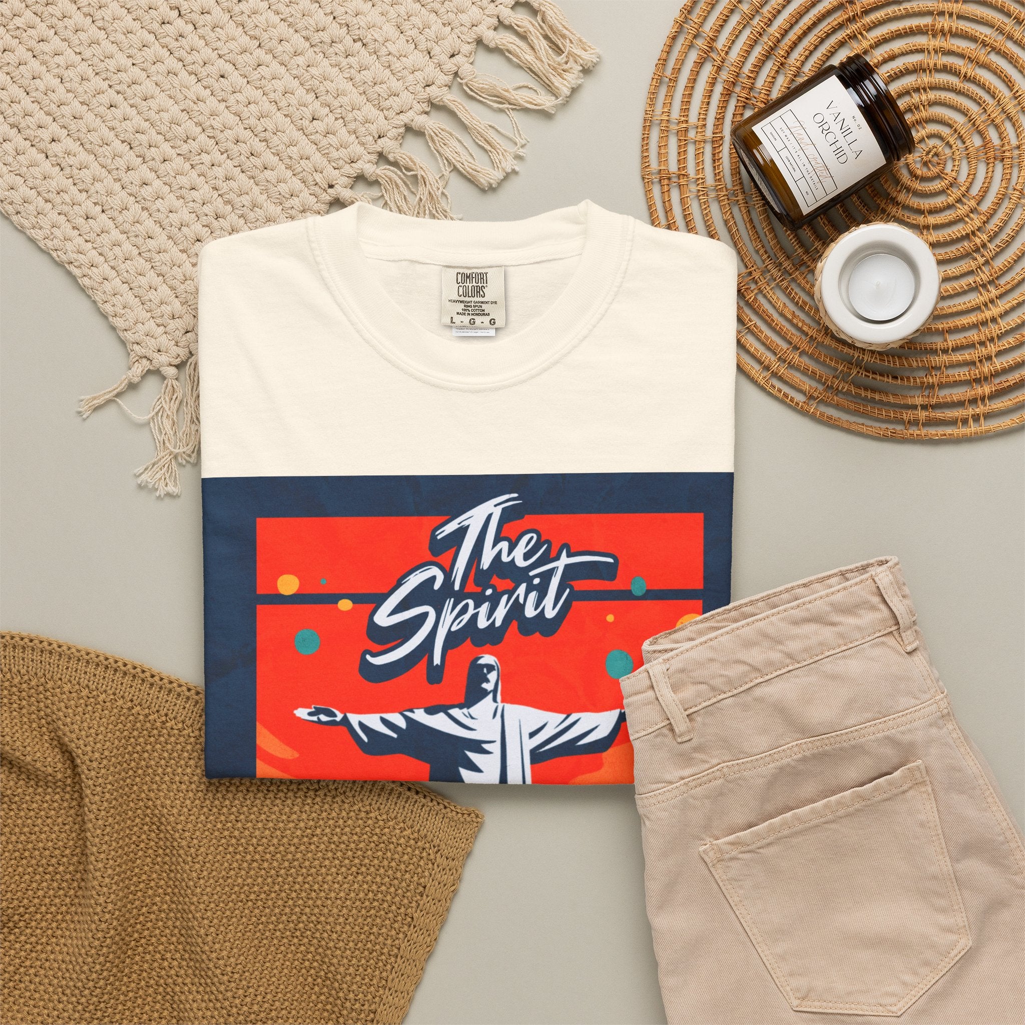 Rio de Janeiro Christ the Redeemer Poster T-Shirt — 'The Spirit' Graphic Tee