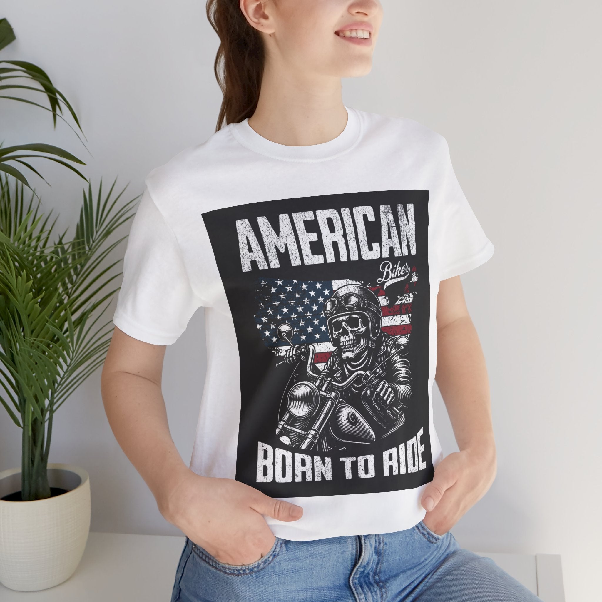 Born to Ride American Biker T-Shirt
