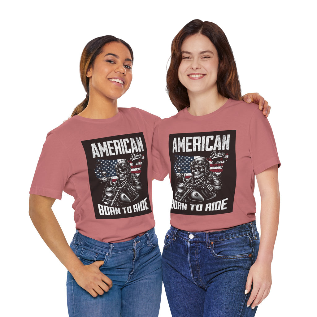Born to Ride American Biker T-Shirt