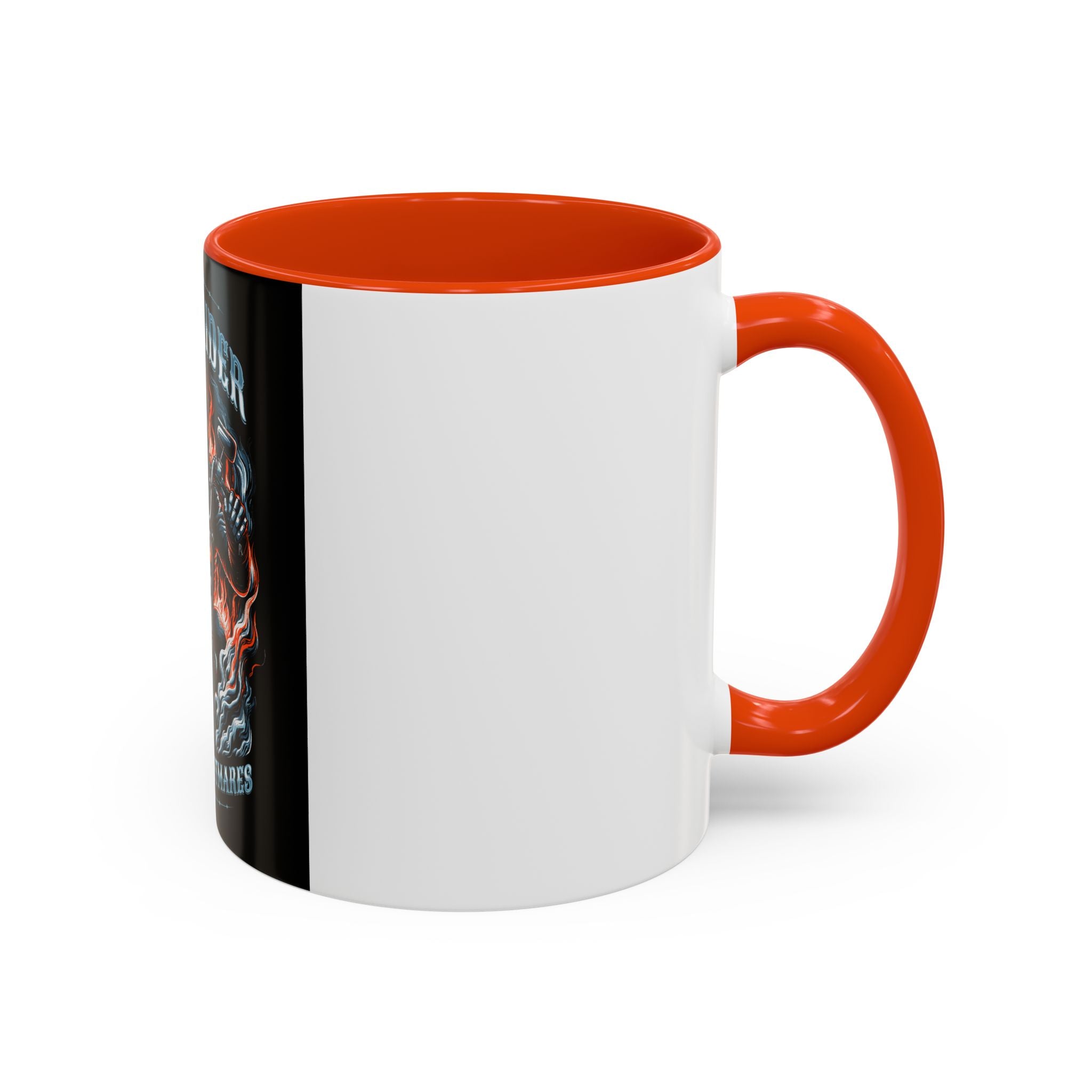 Skull Rider Motorcycle Mug – "Born of Nightmares" Biker Coffee Cup (11oz/15oz)
