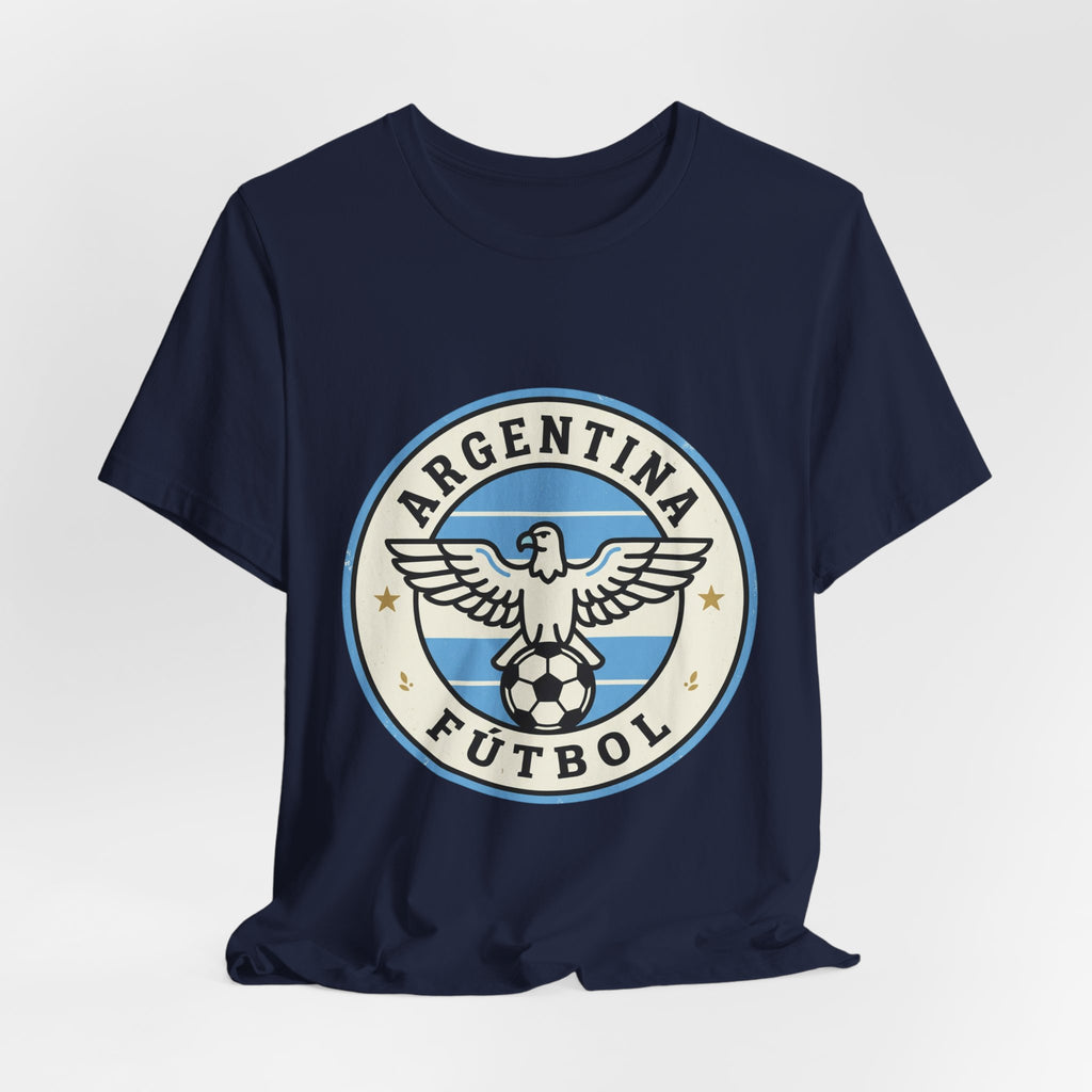 Argentina Fútbol Tee | Soccer Crest, National Colors