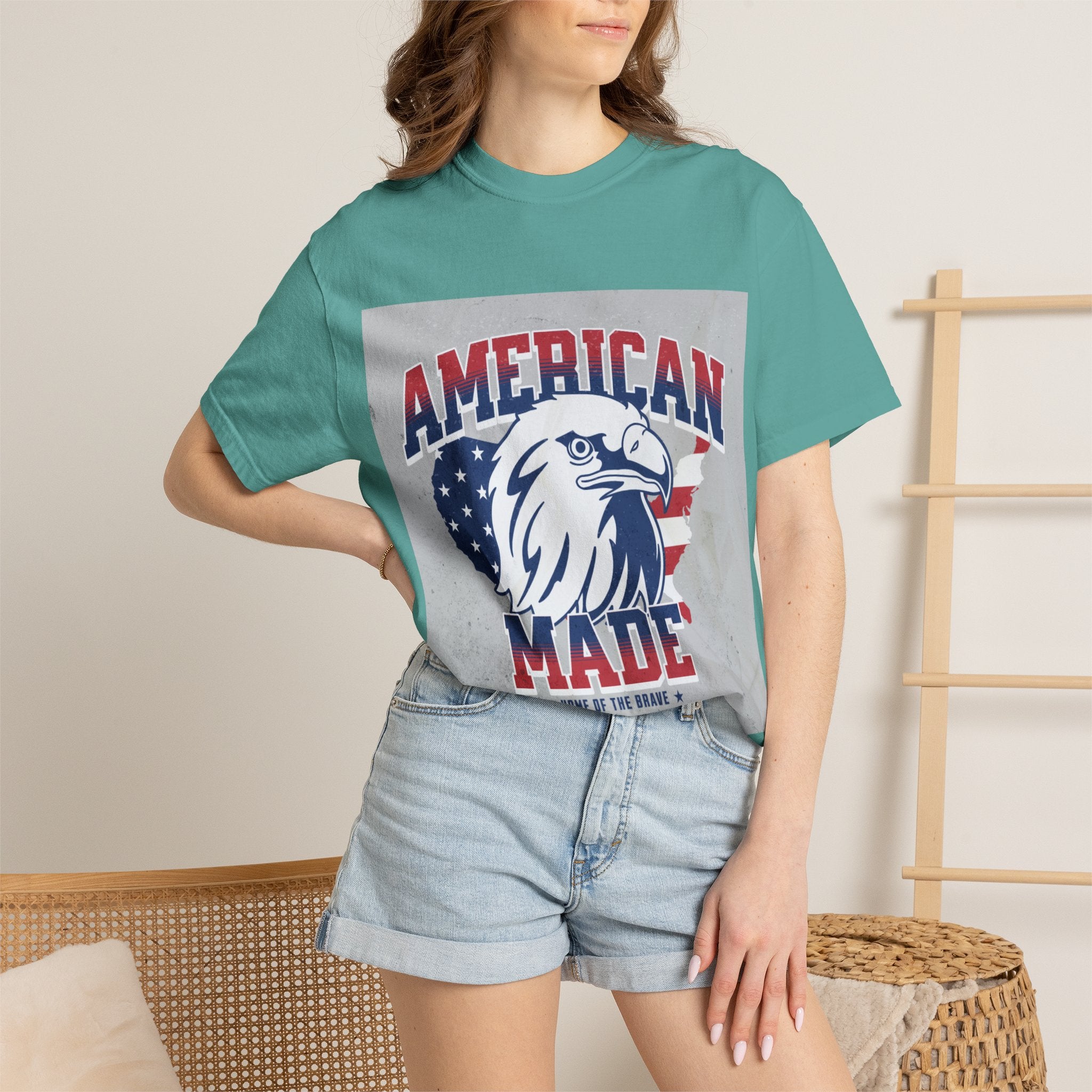 American Made Eagle T-Shirt — Patriotic USA Graphic Tee