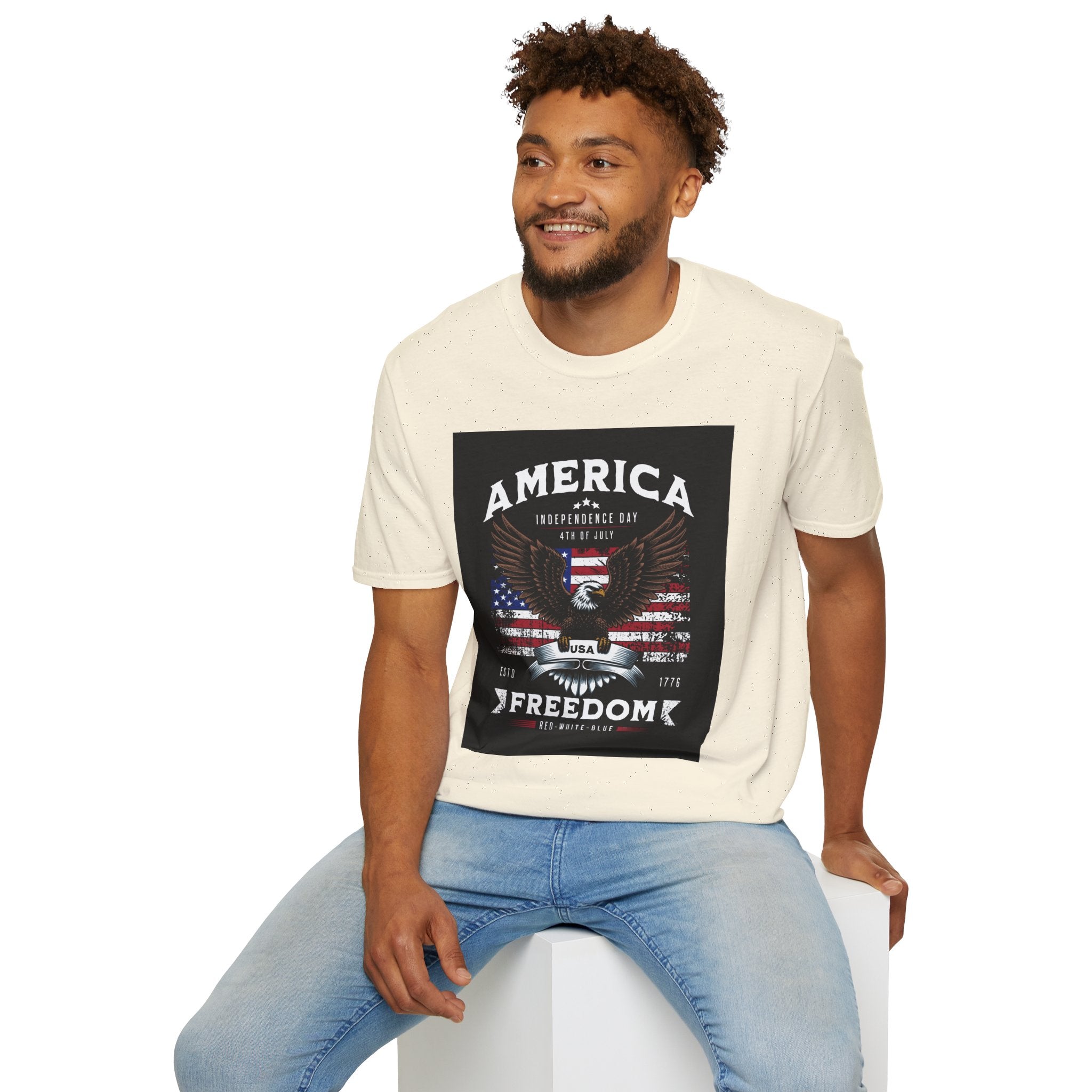 America Eagle T-Shirt — Independence Day Freedom Graphic Tee