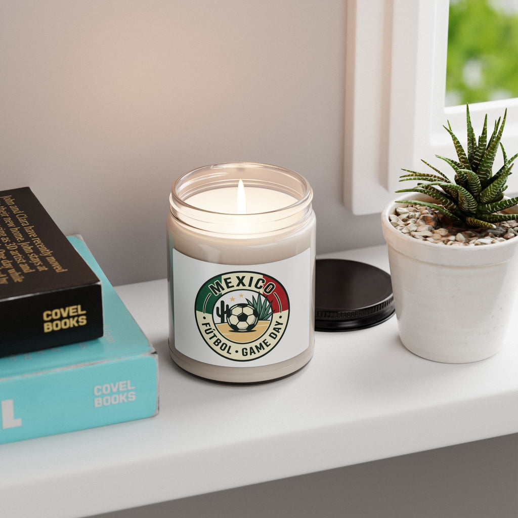 Mexico Futbol Game Day Candle | Soccer Country Pride, 9oz Soy