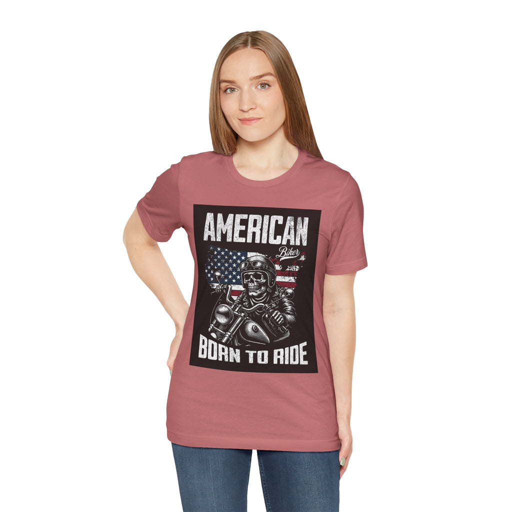 Born to Ride American Biker T-Shirt