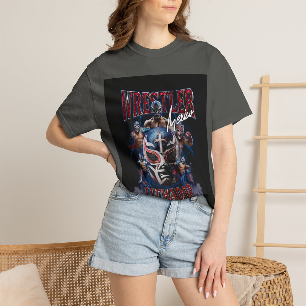 Wrestler Luchador Graphic T-Shirt — Mexican Masked Wrestling Tee