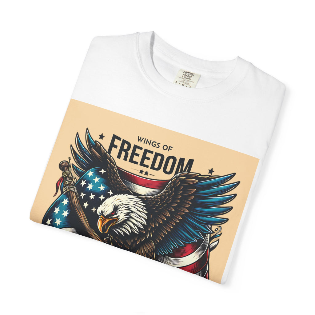 Freedom Eagle T-Shirt — Wings of America Patriotic Graphic Tee