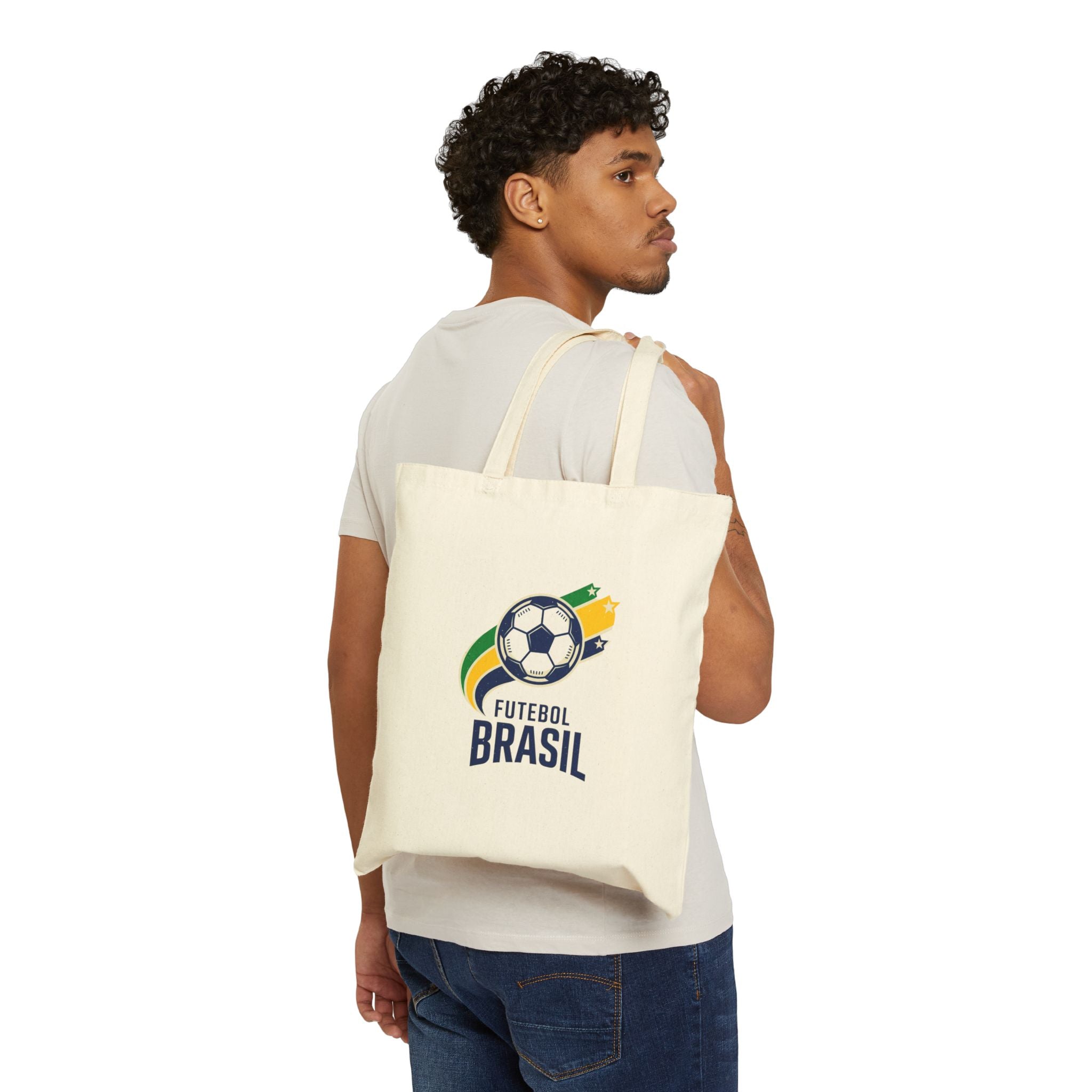 Futebol Brasil Tote Bag | Brazil Soccer Flag Colors, National Pride