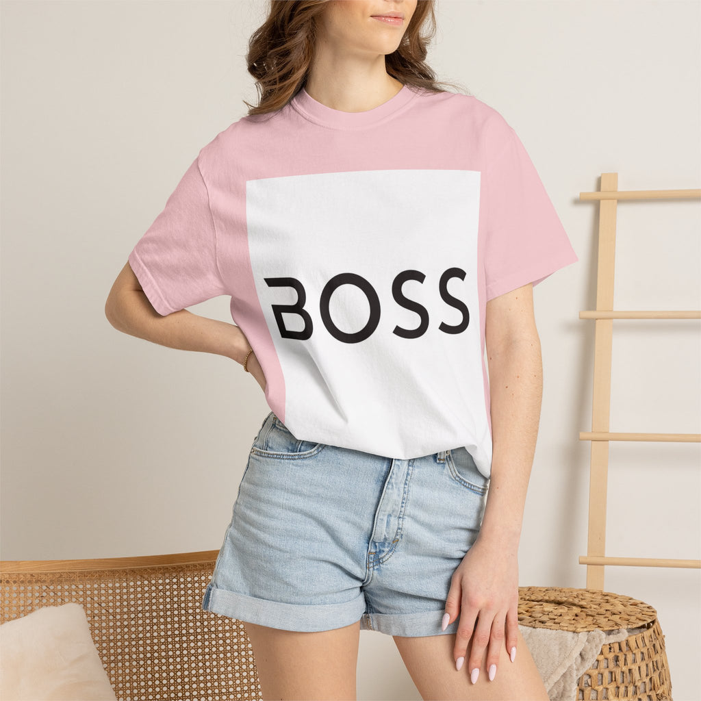 BOSS Graphic T-Shirt — Bold Minimalist Logo Tee for Confident Style