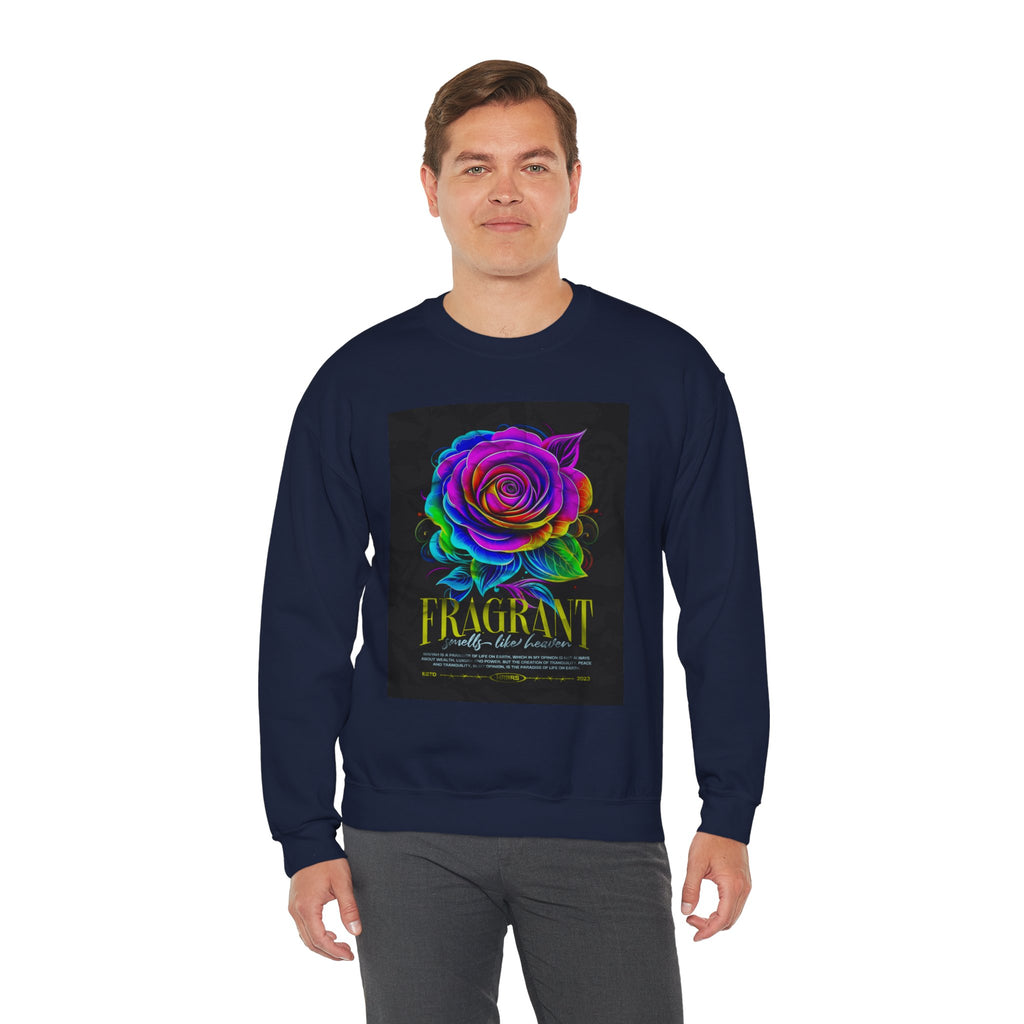 Fluorescent Rose “Fragrant” Crewneck Sweatshirt