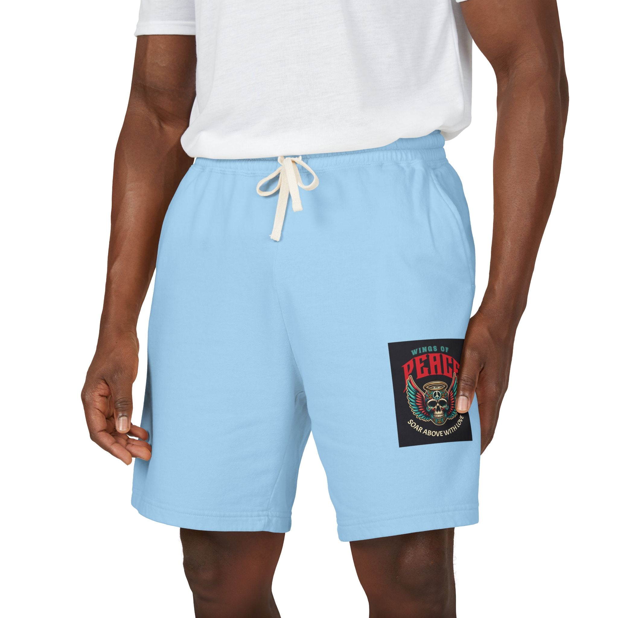 Fleece Sweat Shorts — 'House of Perks' Vintage Patch Lounge Shorts