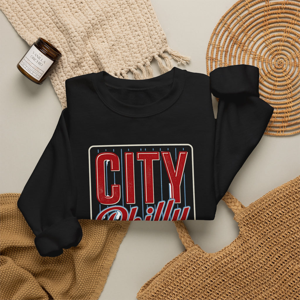 City Philly Baseball Sweatshirt | Regional Baseball Pride, City Sportswear