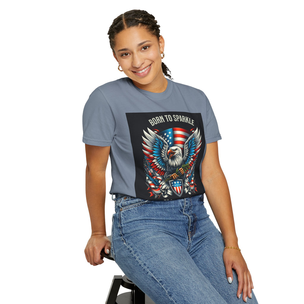 Born to Sparkle Proud to Be American T-Shirt