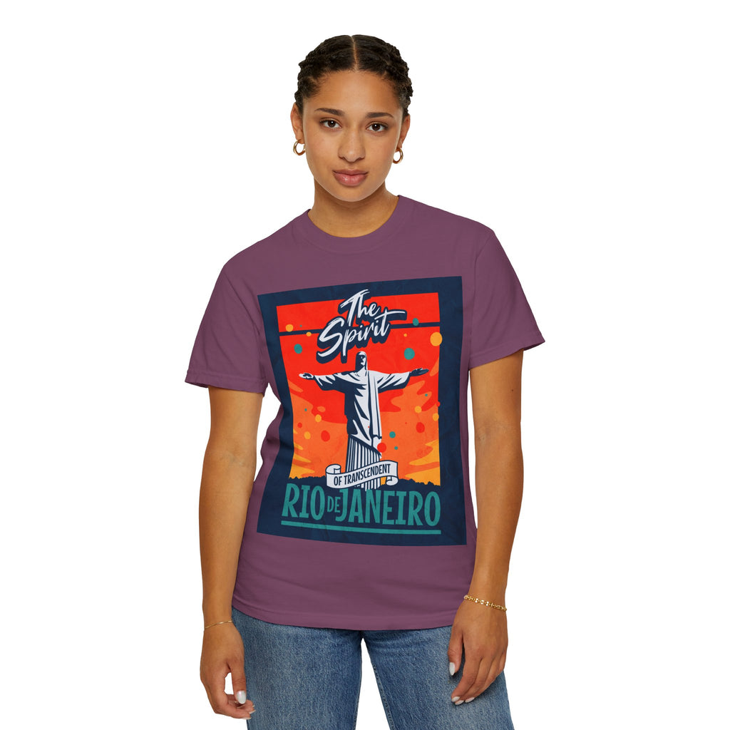 Rio de Janeiro Christ the Redeemer Poster T-Shirt — 'The Spirit' Graphic Tee