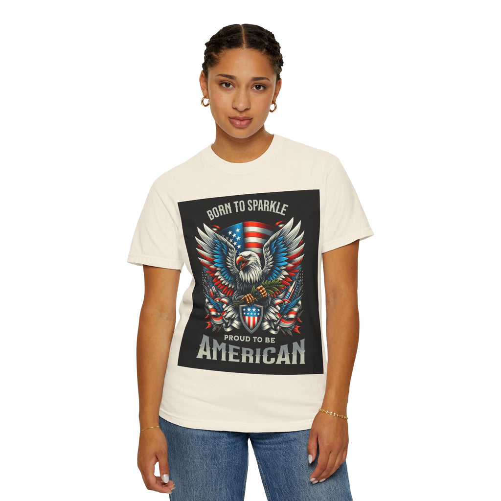 Born to Sparkle Proud to Be American T-Shirt