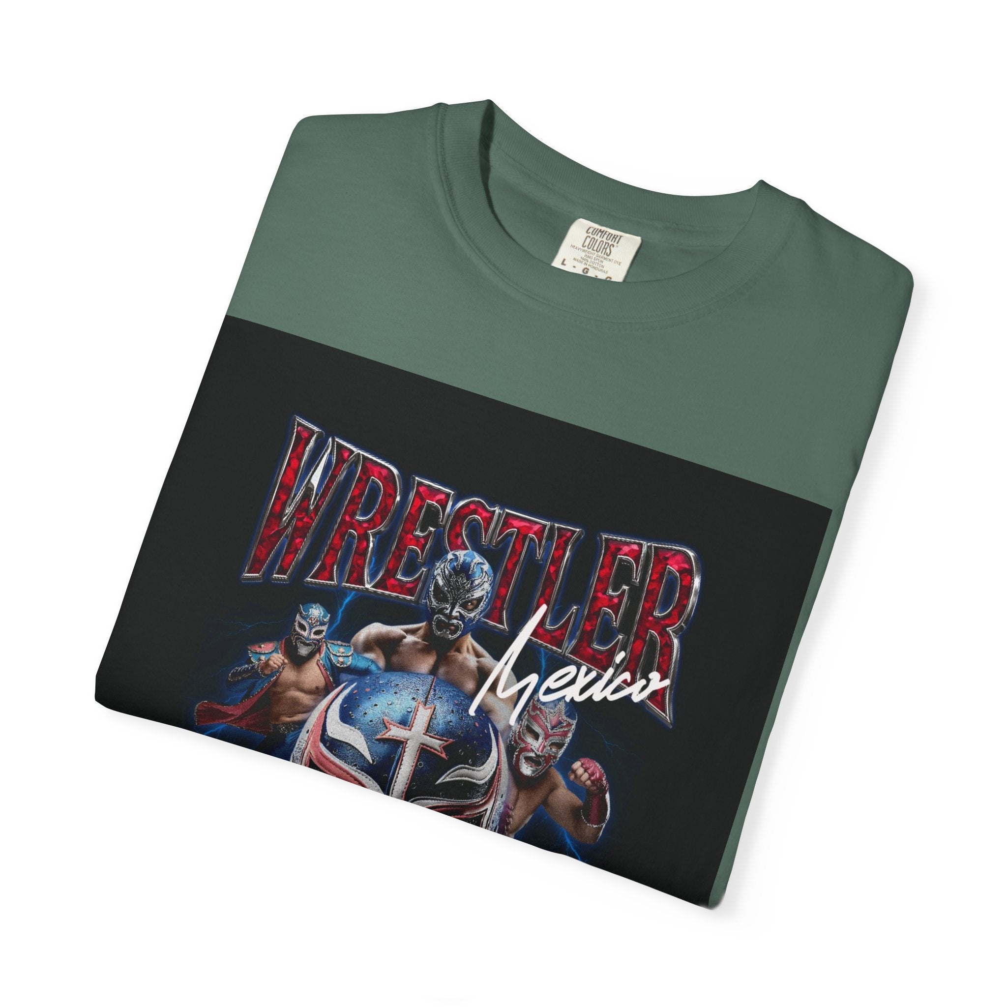 Wrestler Luchador Graphic T-Shirt — Mexican Masked Wrestling Tee