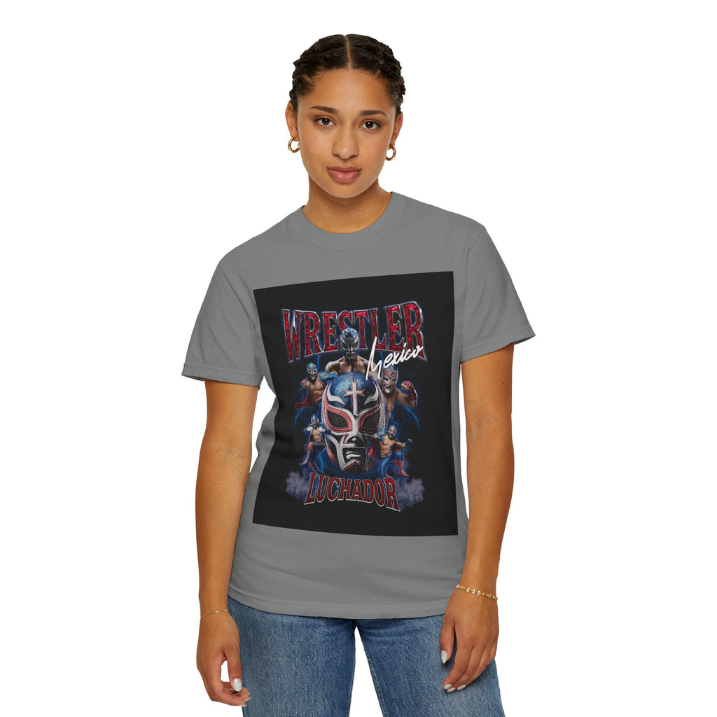 Wrestler Luchador Graphic T-Shirt — Mexican Masked Wrestling Tee