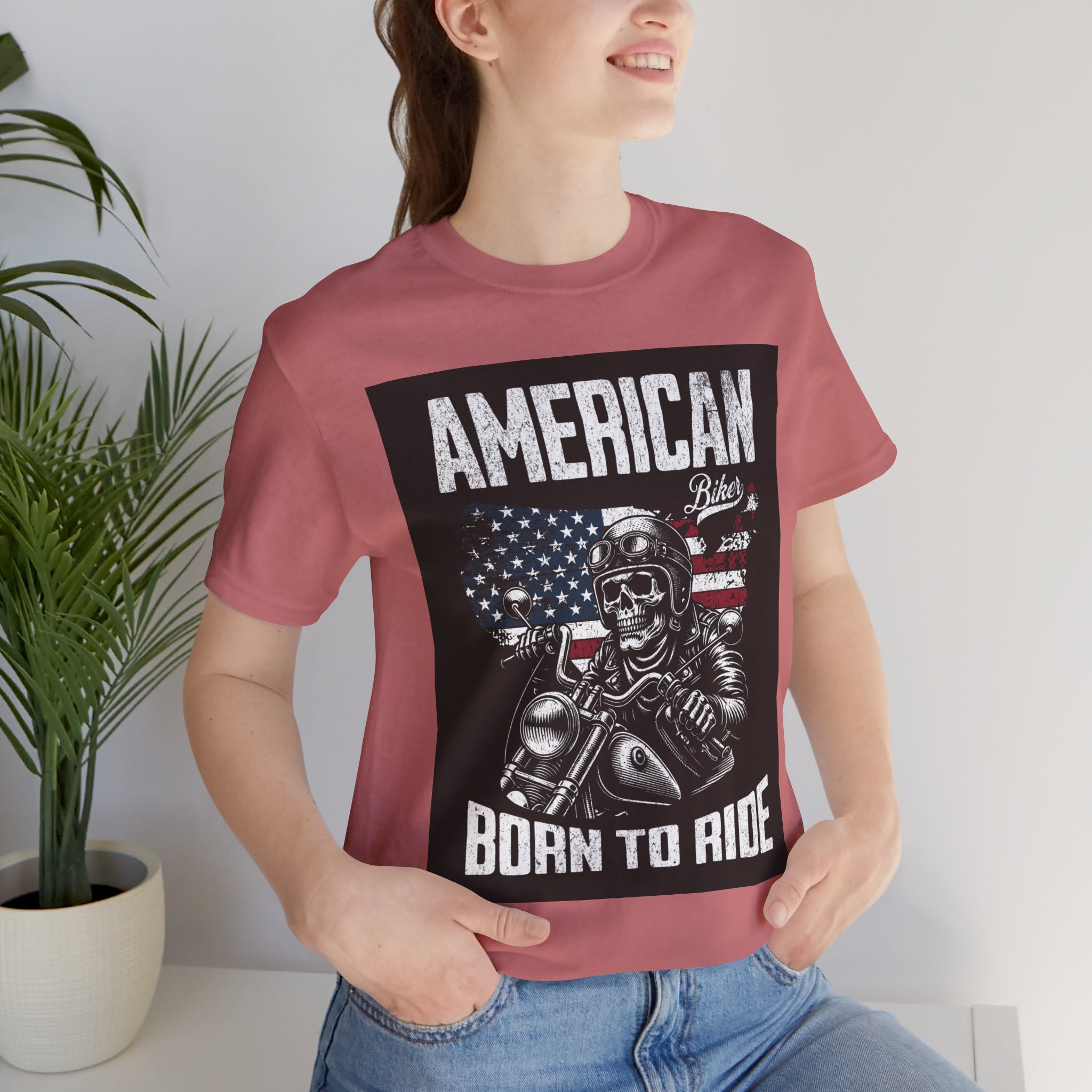 Born to Ride American Biker T-Shirt