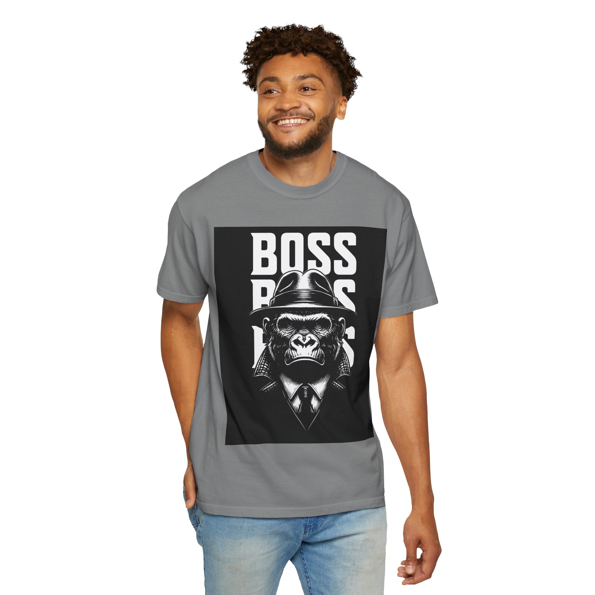 Boss Ape T-Shirt — Graphic "BOSS" Monkey Suit Tee
