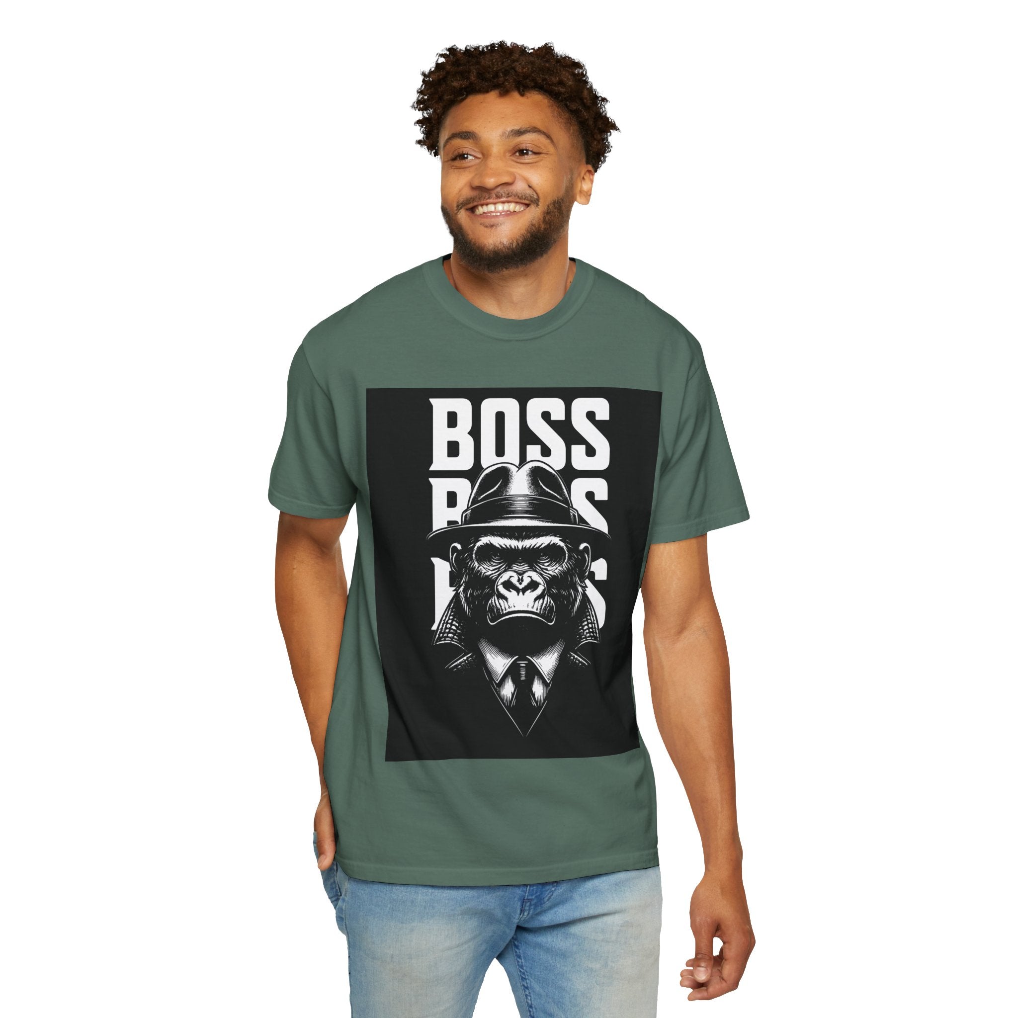 Boss Ape T-Shirt — Graphic "BOSS" Monkey Suit Tee
