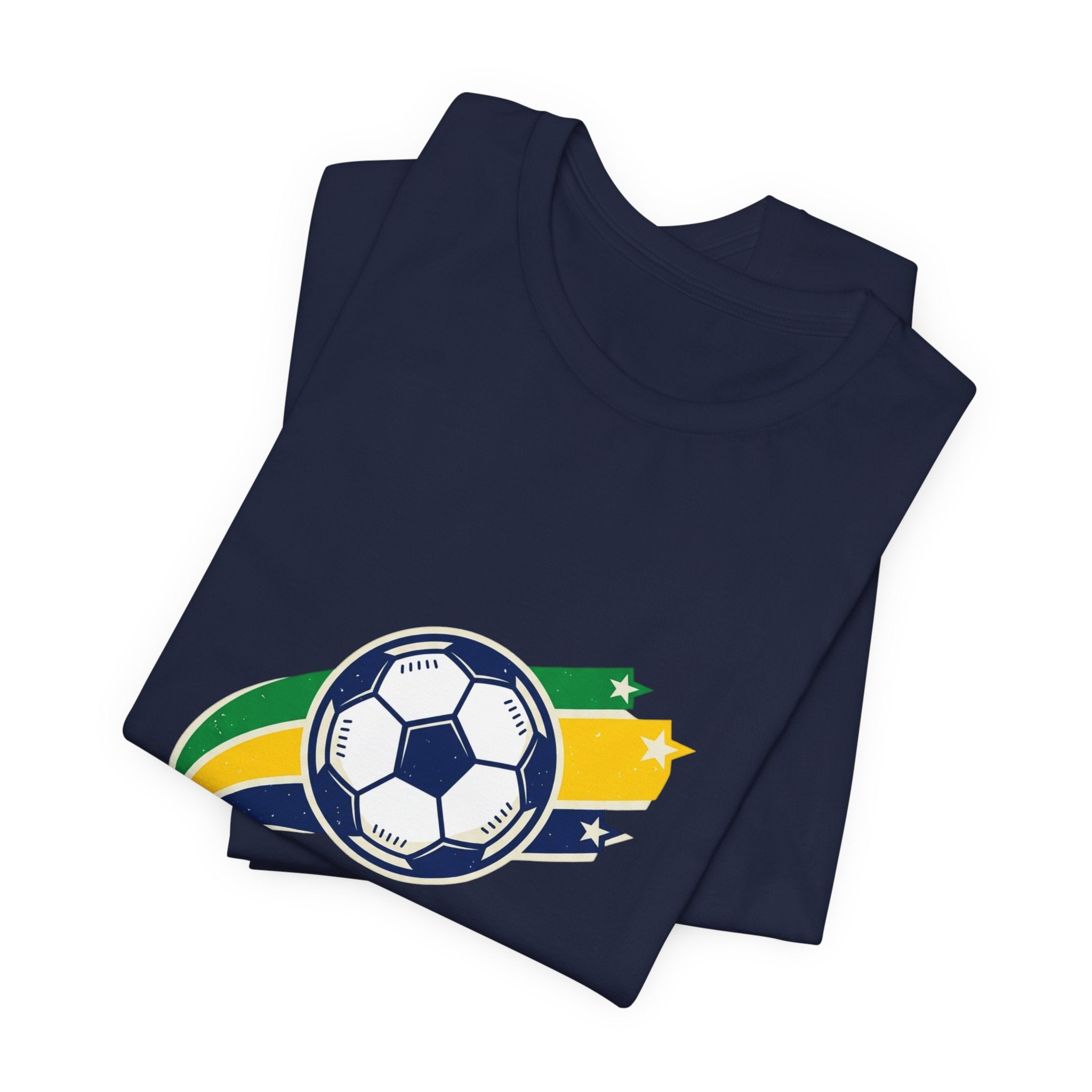 Futebol Brasil Soccer Tee | Brazil Flag Colors, National Pride Shirt