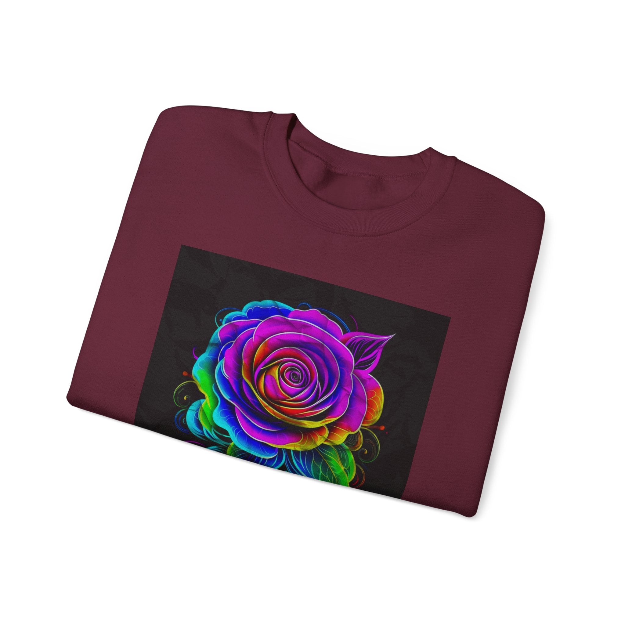 Fluorescent Rose “Fragrant” Crewneck Sweatshirt