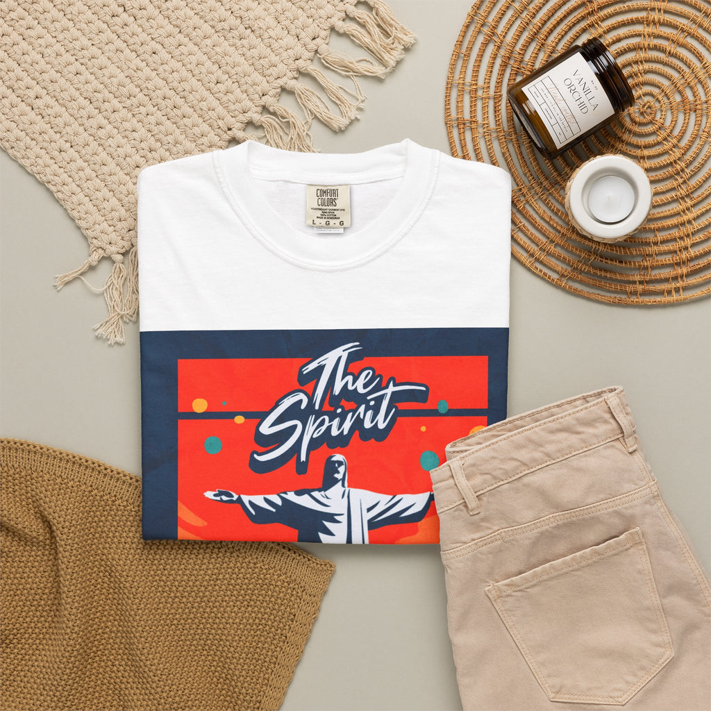 Rio de Janeiro Christ the Redeemer Poster T-Shirt — 'The Spirit' Graphic Tee