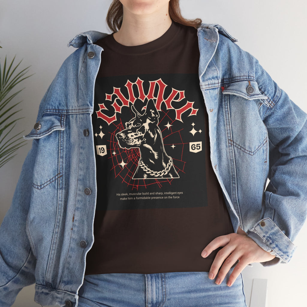Vintage Gothic Cat Tee — 'Witchery' Retro Occult Graphic T-Shirt