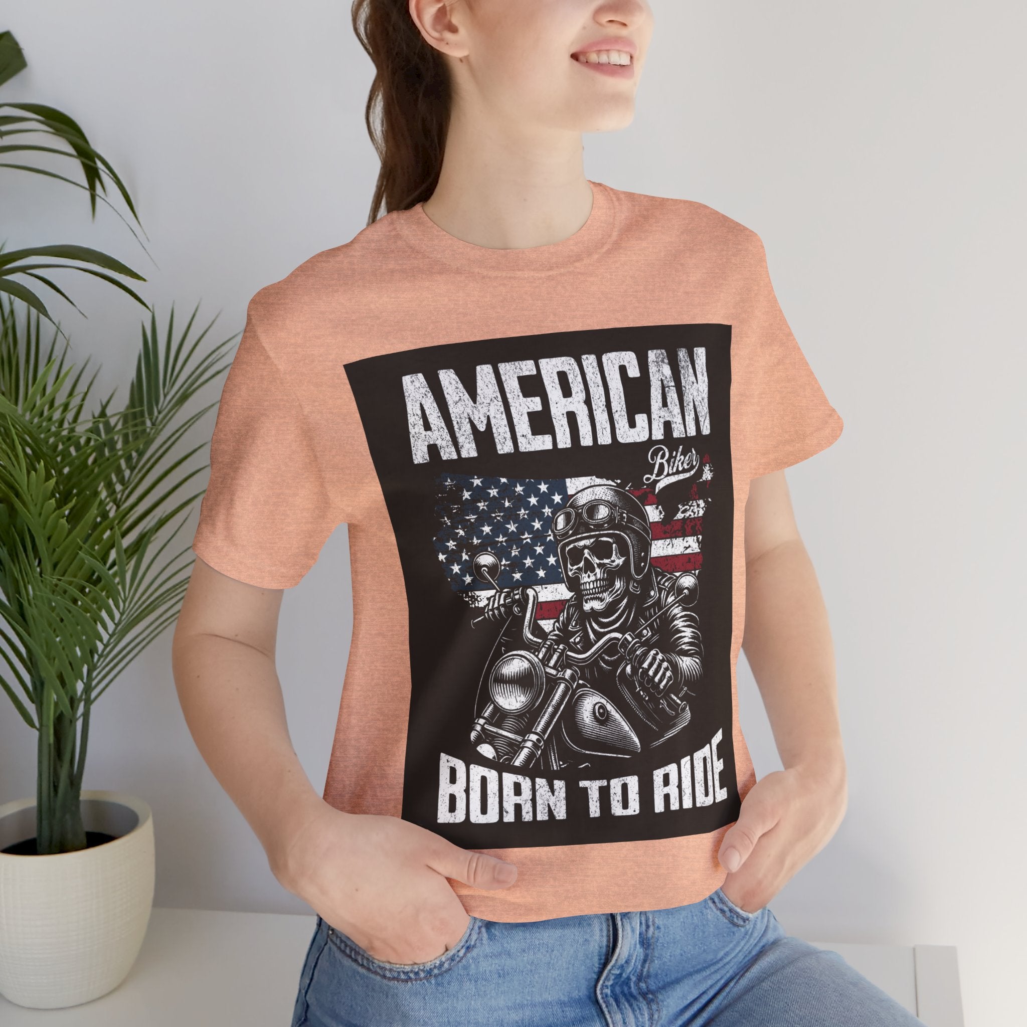 Born to Ride American Biker T-Shirt