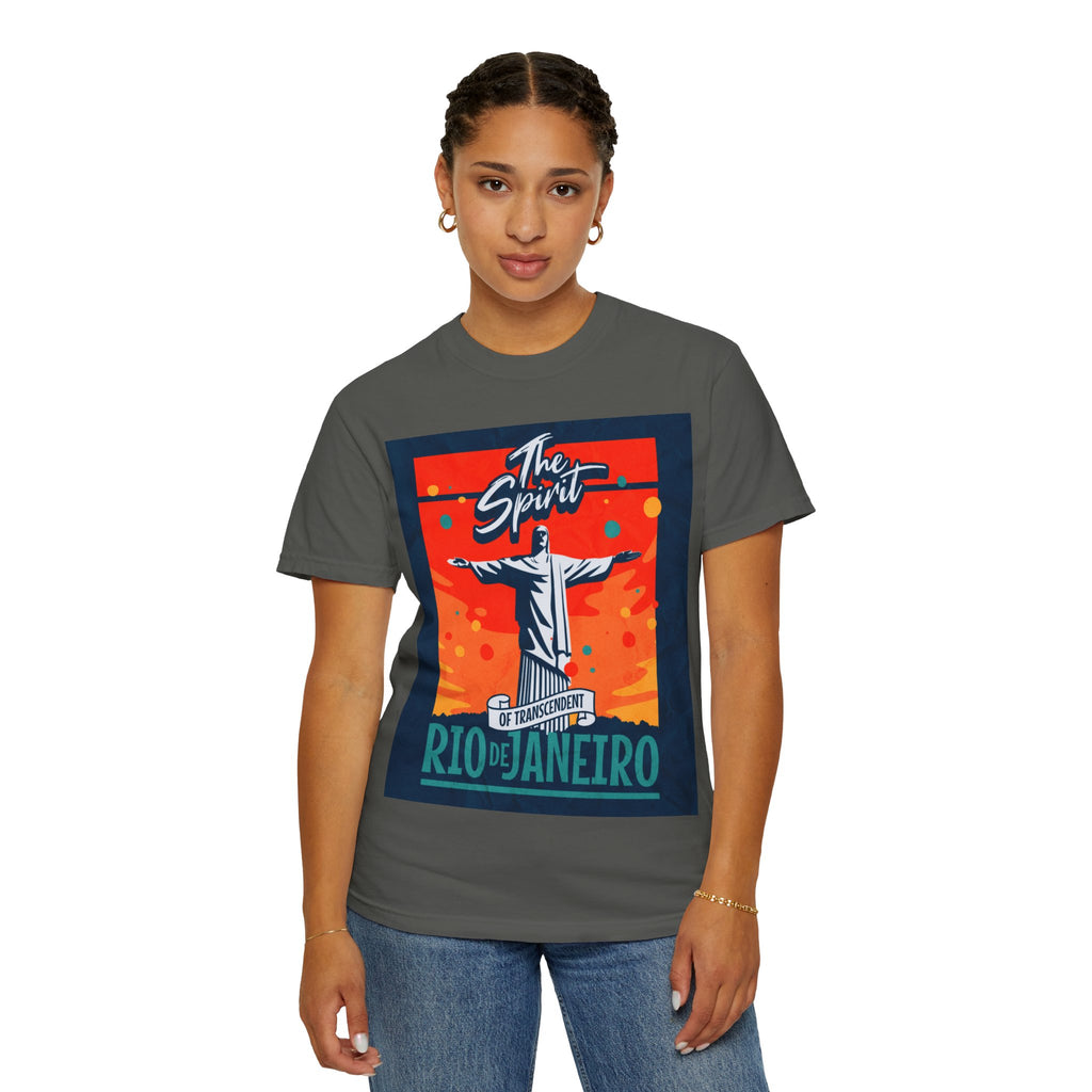 Rio de Janeiro Christ the Redeemer Poster T-Shirt — 'The Spirit' Graphic Tee