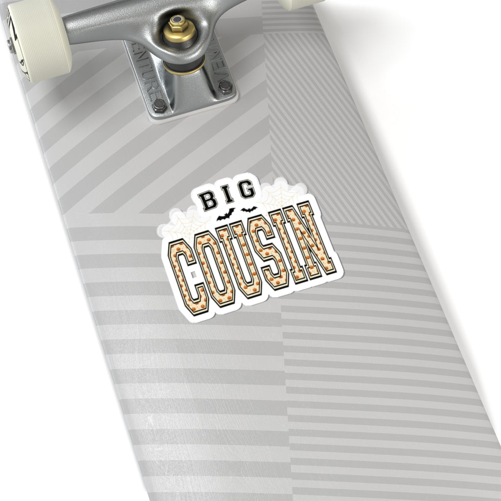 Big Cousin Sticker | Halloween family, spooky name decal