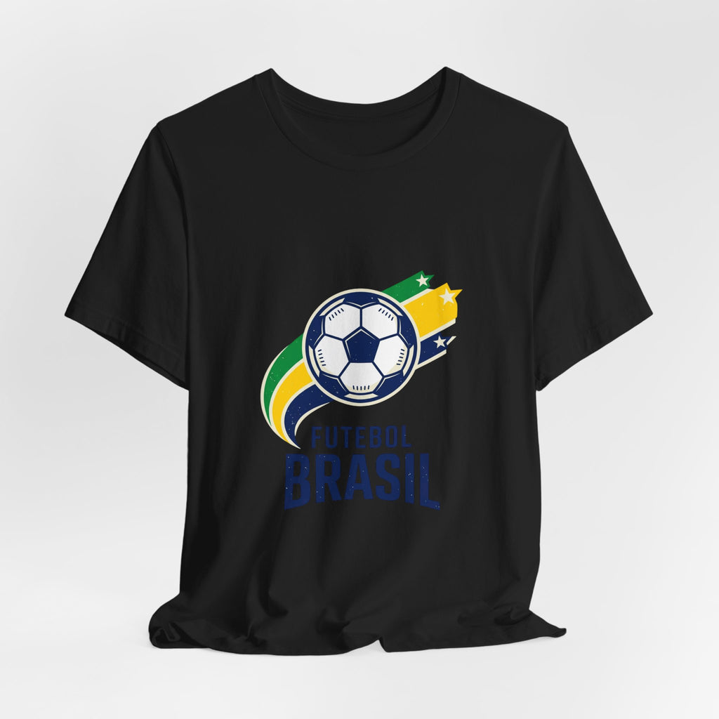 Futebol Brasil Soccer Tee | Brazil Flag Colors, National Pride Shirt