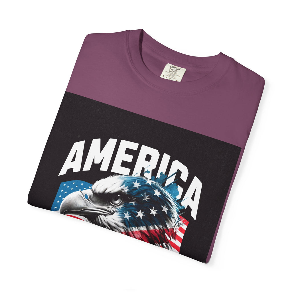 Independence Day T-shirt — 'America' Eagle Flag 4th of July Tee